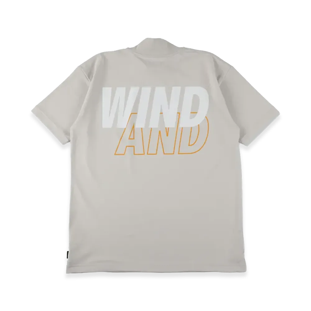 WIND AND SEA Golf OG Sea Mock Neck S/S Tee "Light Beige"