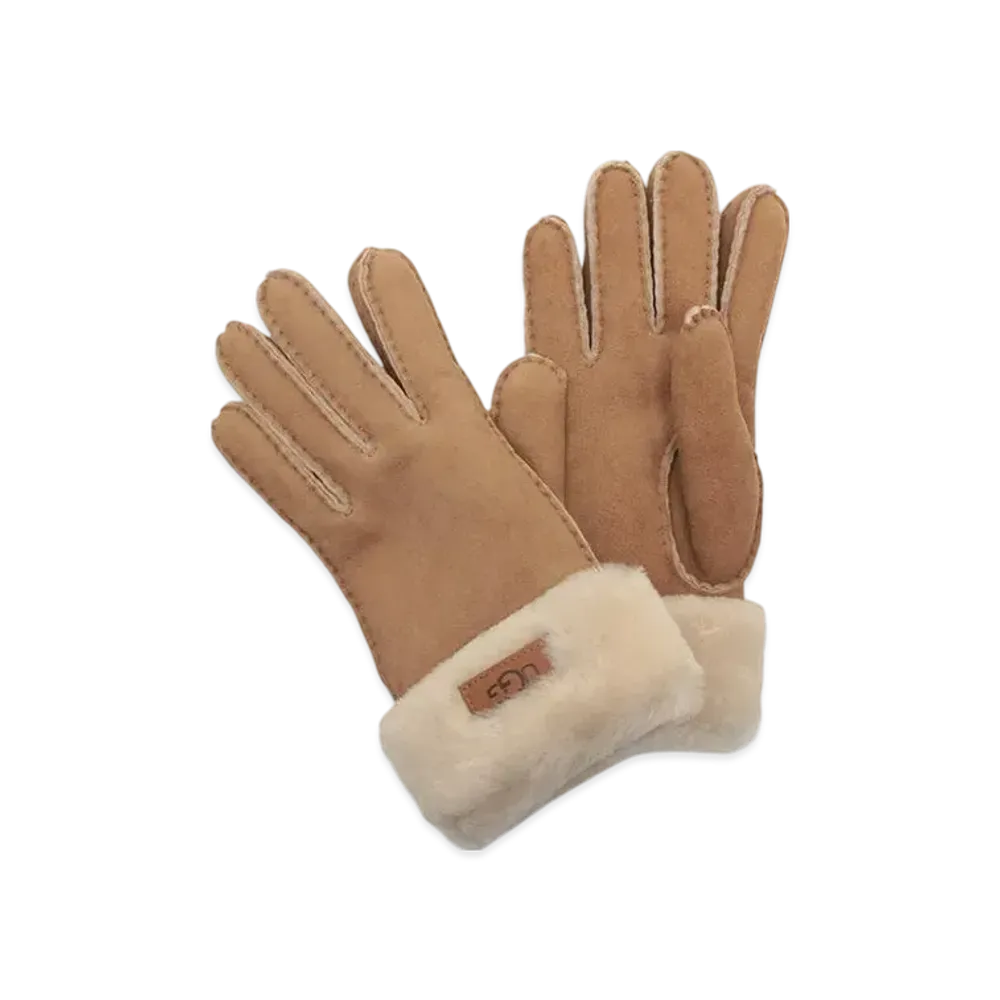 UGG Gloves Cuff Gloves Sheepskin "Beige"
