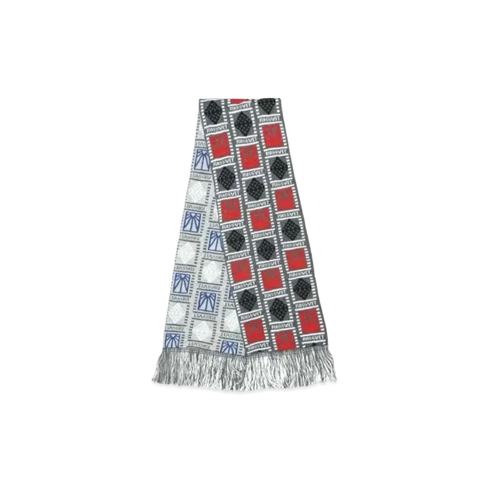 RASSVET RASSVET LOGO SCARF KNIT "MULTI "