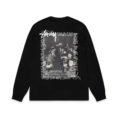 Stussy Classroom LS Tee "Black"