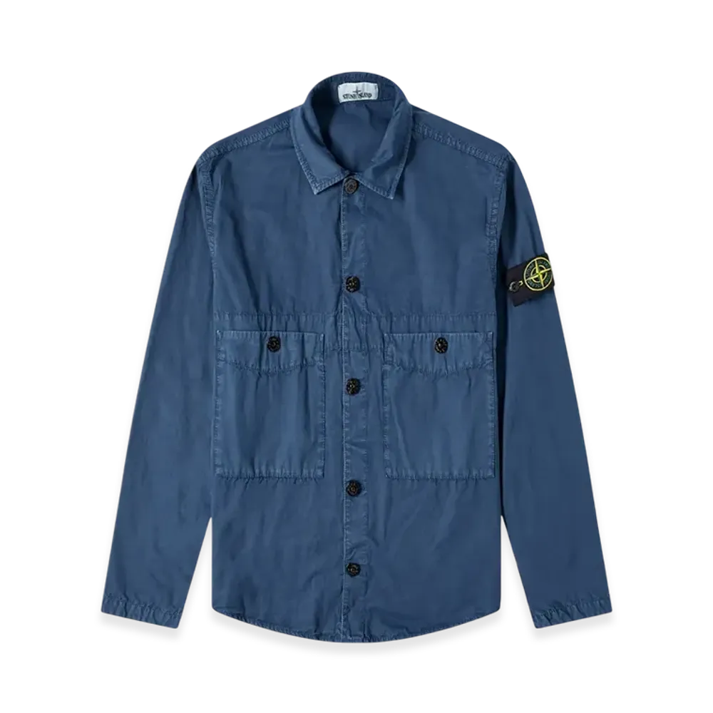 Stone Island 110WN T.CO+OLD Overshirt - 21SS "Avio Blue"