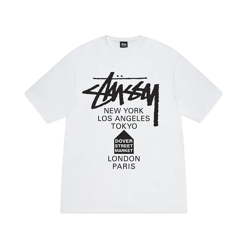 Stussy x DSM World Tour Pack Men's DSM World Tour T-Shirt "White"