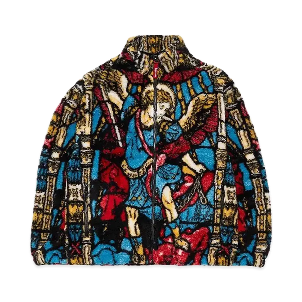 Supreme Saint Michael Fleece Jacket "Multi"