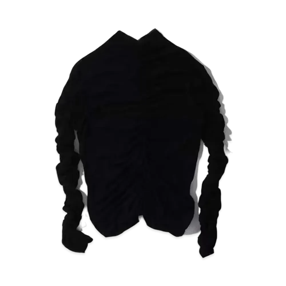 atmos pink Gathered Turtleneck TX "Black"