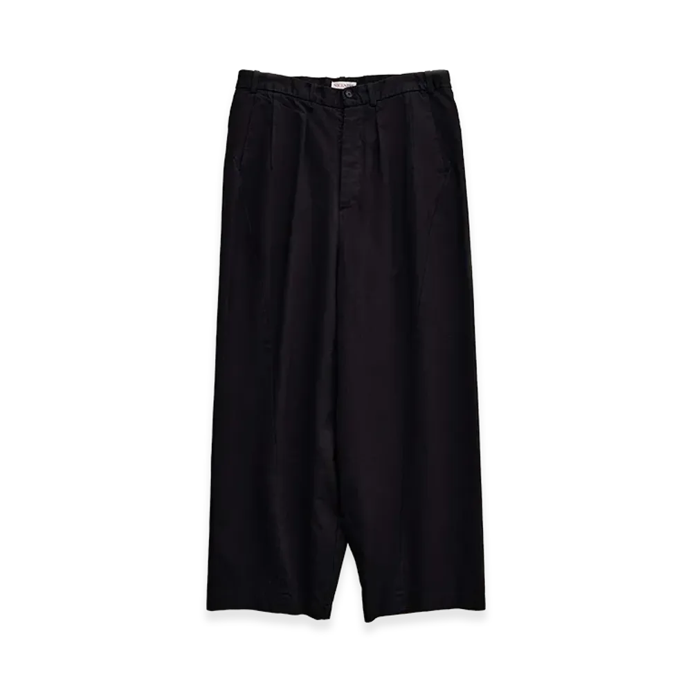 NICENESS E.Joan Premium Pima Twill Rover Trousers "Black"