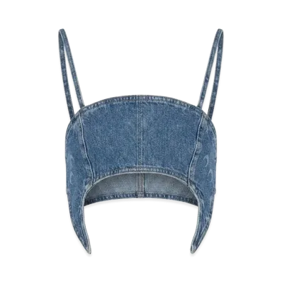 Marine Serre Women's Top "Light Blue"