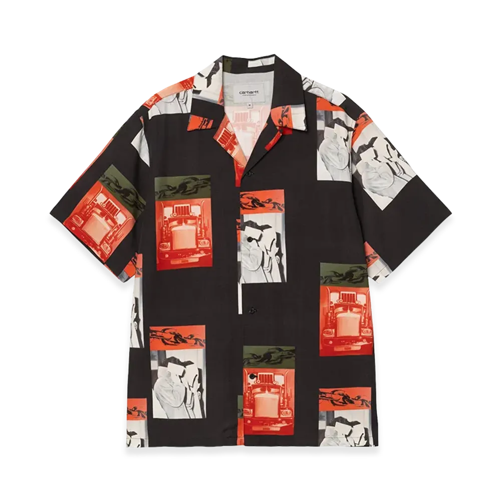 Carhartt WIP S/S Sean Hamilton Shirt "Sean Hamilton Print/Black"