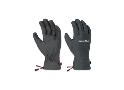 mont-bell Dry-Tec Rain Gloves "Dark Gray"