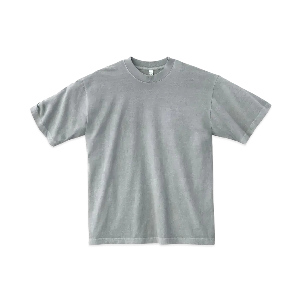 Los Angeles Apparel 6.5oz Garment Dye Crew Neck T-Shirt "Dark Silver"
