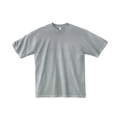 Los Angeles Apparel 6.5oz Garment Dye Crew Neck T-Shirt "Dark Silver"