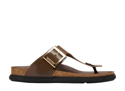 BIRKENSTOCK Women's Gizeh Droplet Buckle "High-Shine Carafe"