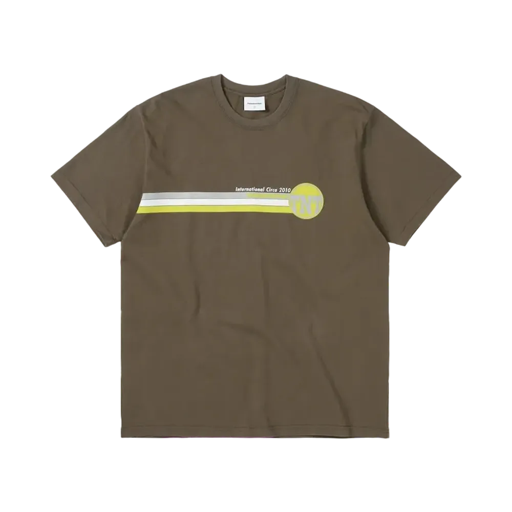thisisneverthat TNT Track Lines Tee "Brown"