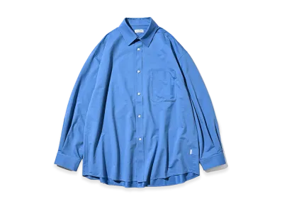CLESSTE 46G Knit Everyday L/S Shirt "Sax Blue"