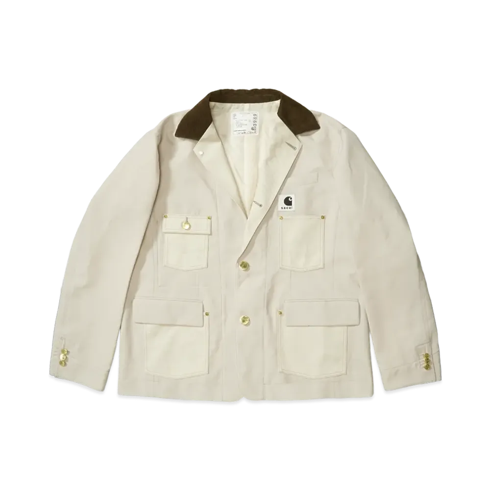 sacai x Carhartt WIP Suiting x Duck Jacket "Ivory"