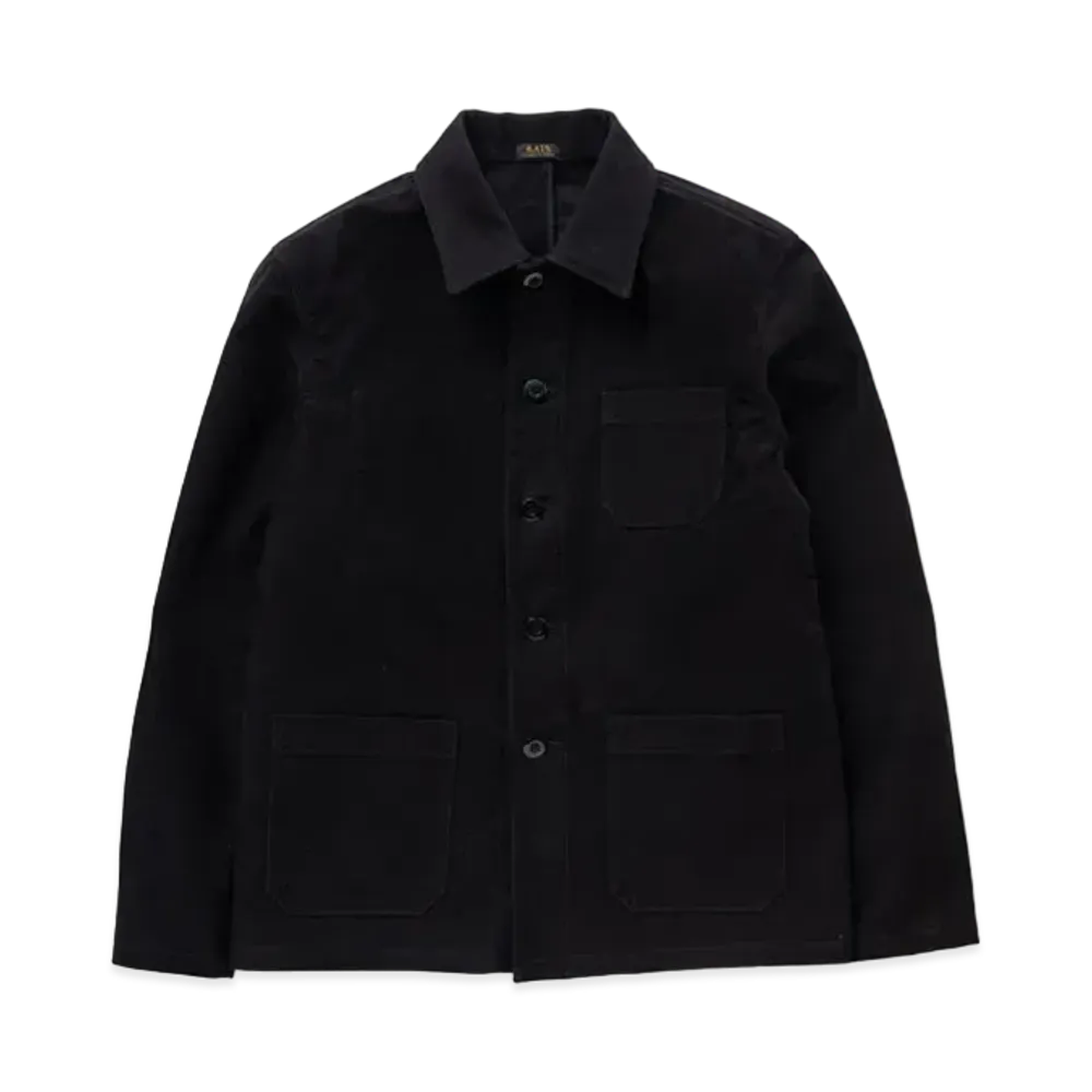RATS French Work Jacket "Black"
