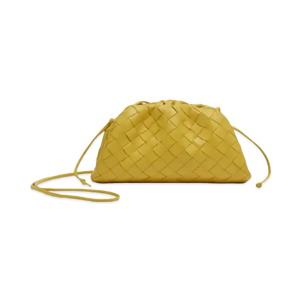 Bottega Veneta Mini The Pouch Crossbody Bag "Yellow"