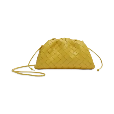Bottega Veneta Mini The Pouch Crossbody Bag "Yellow"