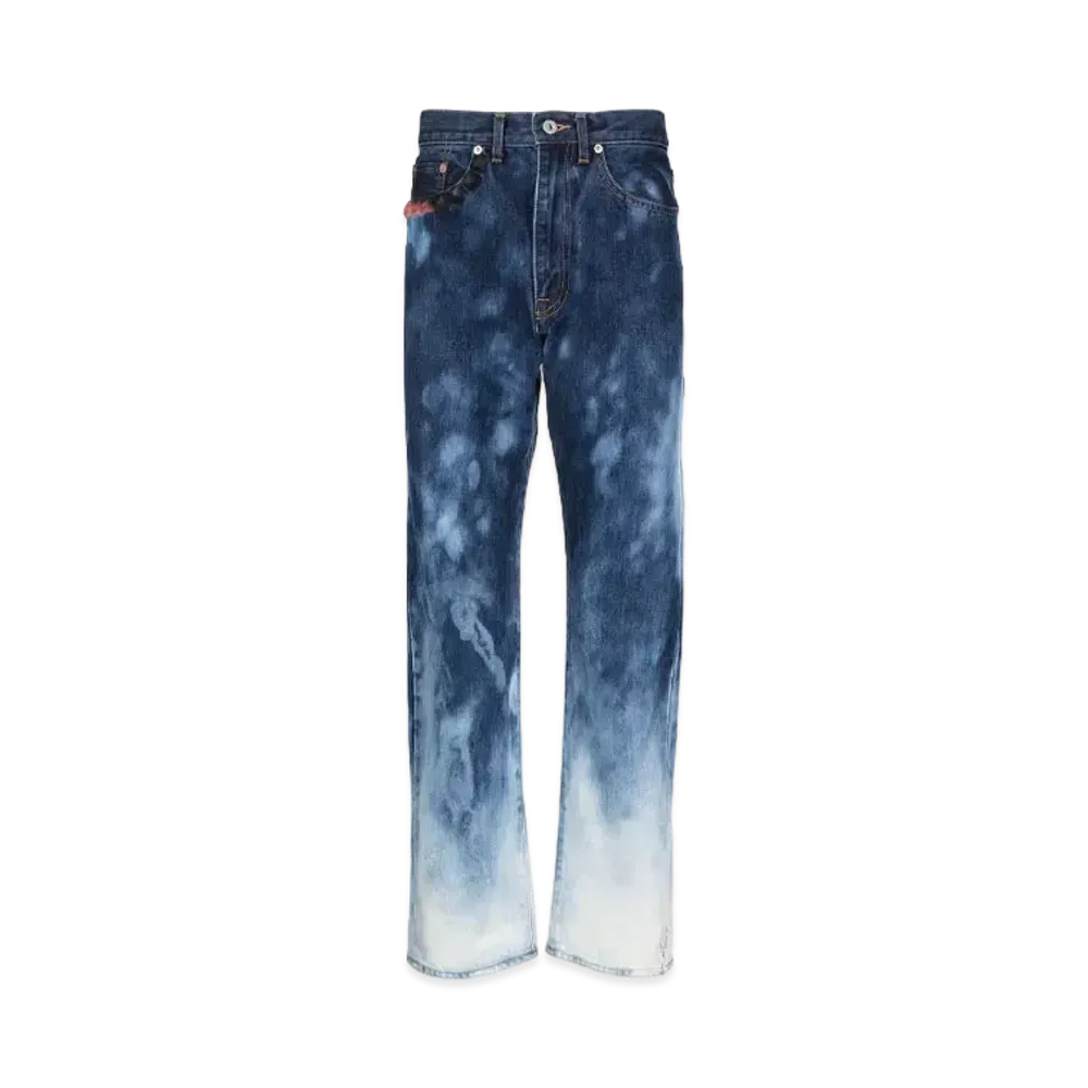 doublet Faded Straight Jeans "Blue"