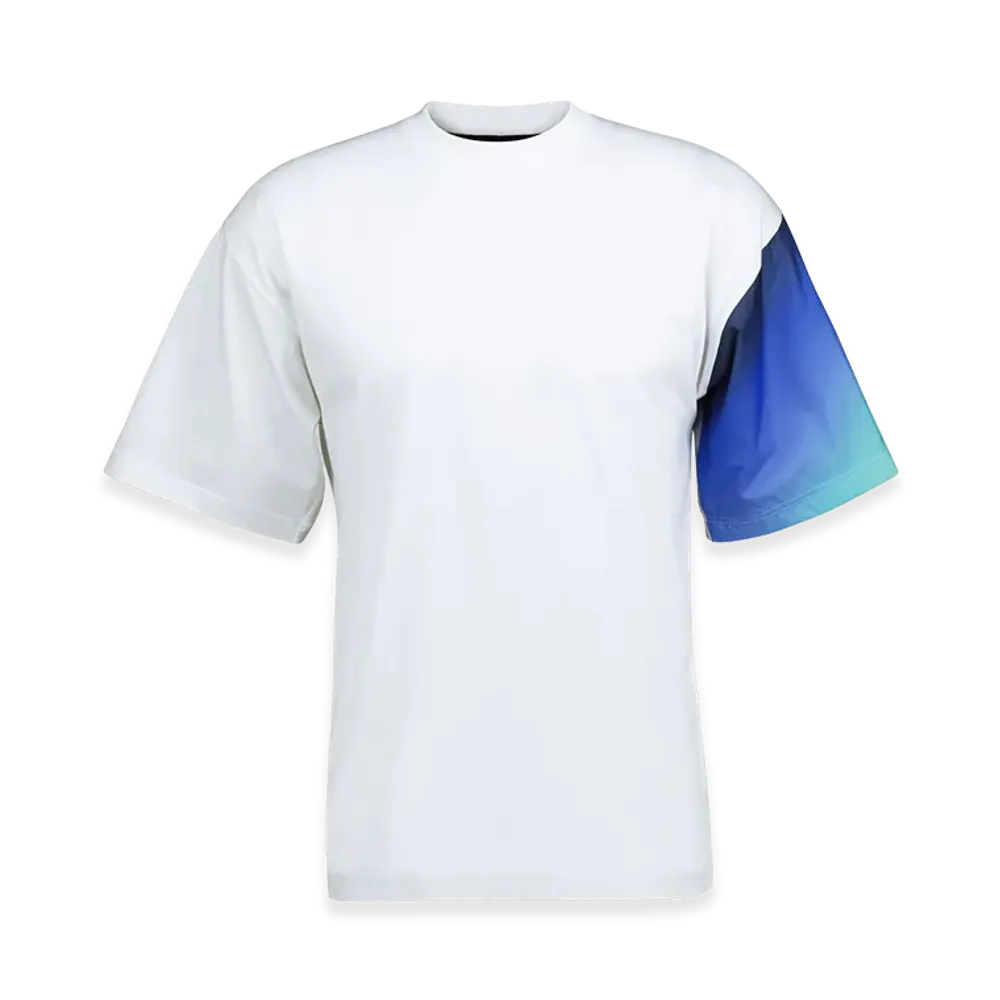 PRADA Contrast Sleeve T-Shirt "White"
