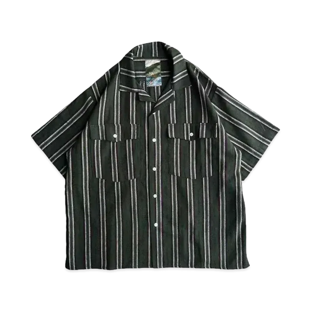 BALLSY.BROTHERS vintage striped shirt "Green"