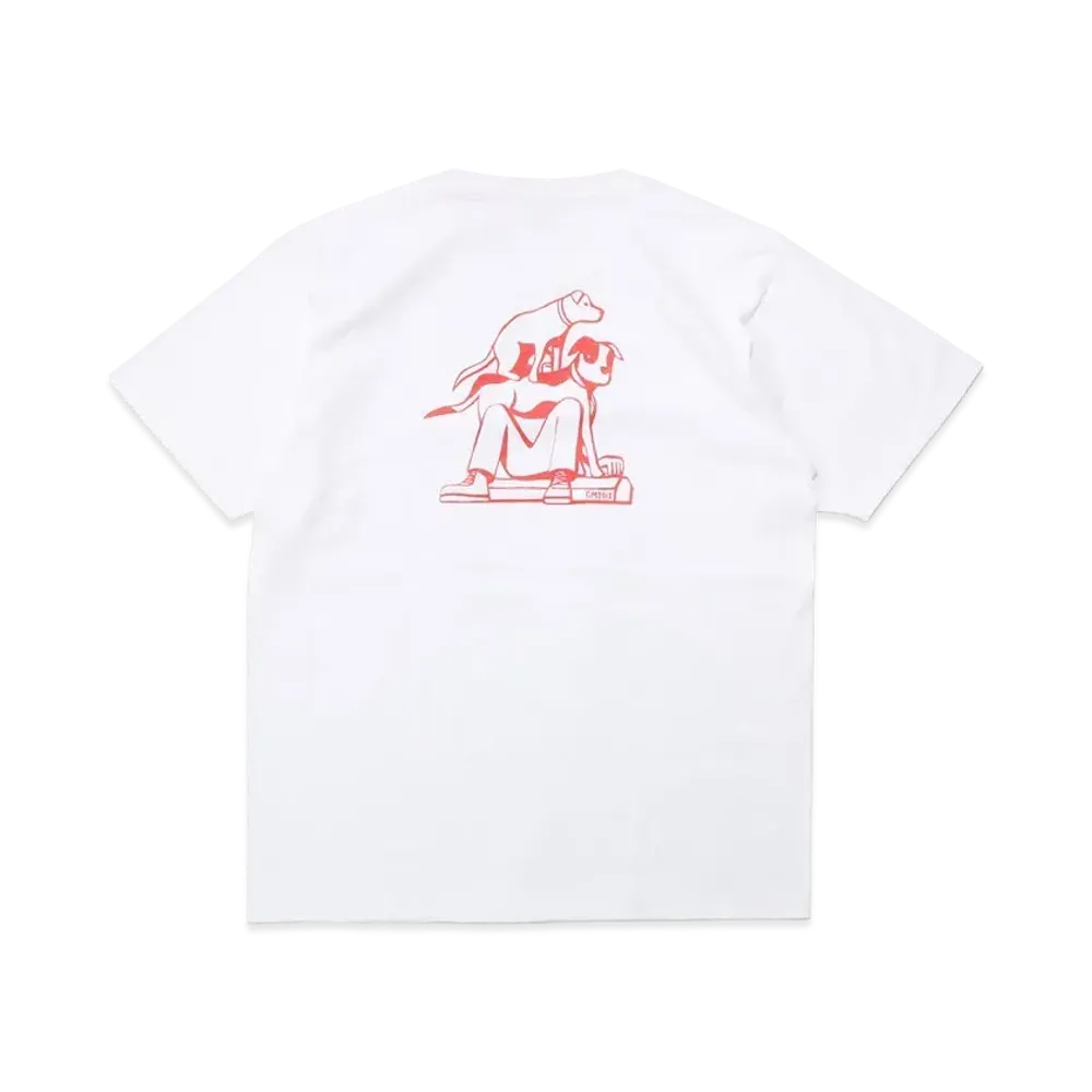 UNDEFEATED CURB DOGS S/S TEE - GM002 "White"