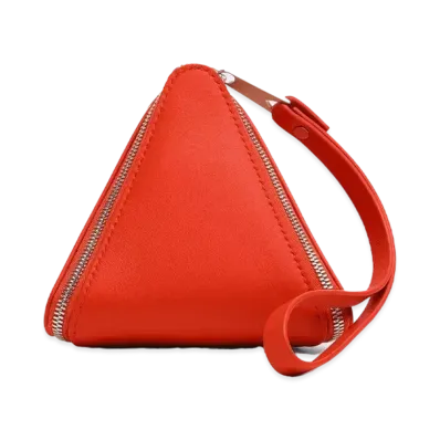 Bottega Veneta Pyramid Case "Tomato"
