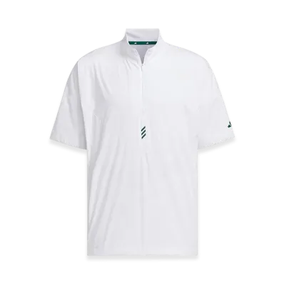 adidas Golf Codechaos Half-Zip Short-Sleeve Windbreaker "White"