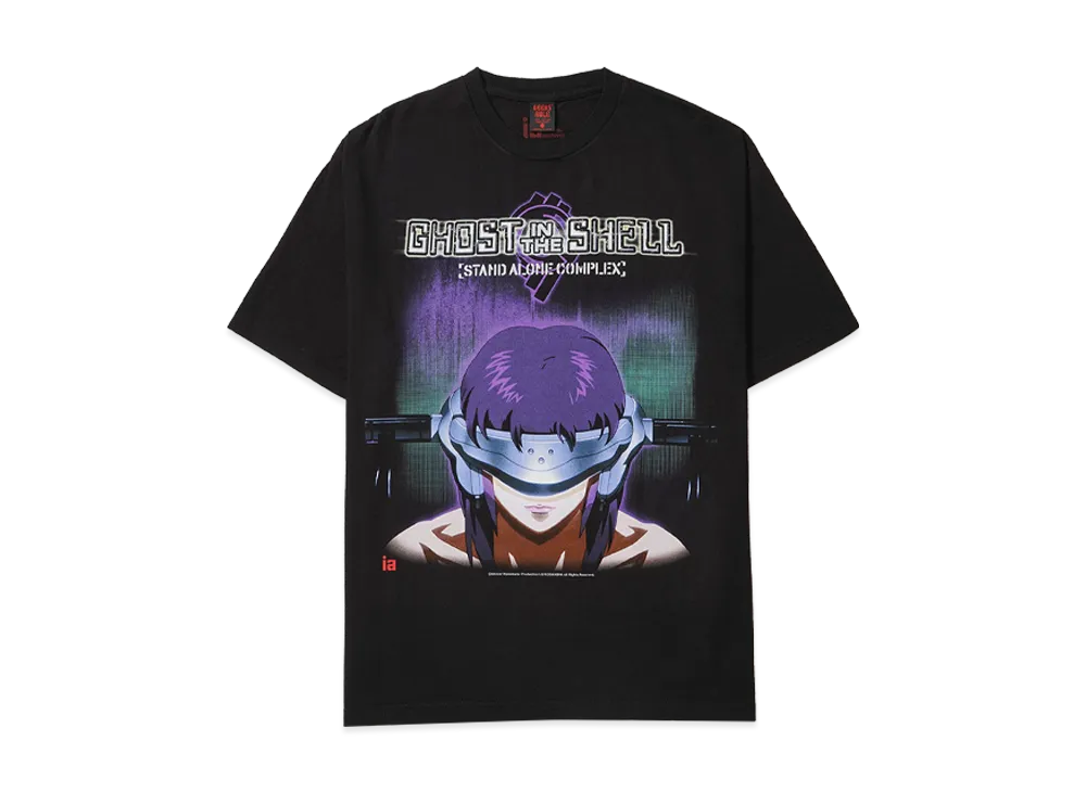 Geeks Rule x GHOST IN THE SHELL STAND ALONE COMPLEX x Infinite Archives 15 Silkscreen Printing T Shirt "Black"