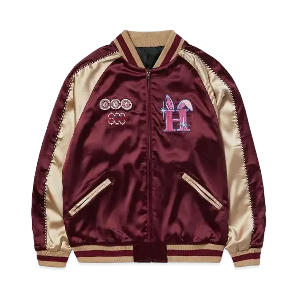 HUF x FREDDIE GIBBS Souvenir Jacket "Berry"