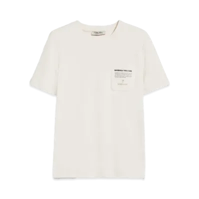 Max Mara Sax Jersey Pocket T-shirt "White"