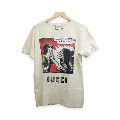 GUCCI 18SS Disney Collaboration Snow White T-Shirt "Cream"