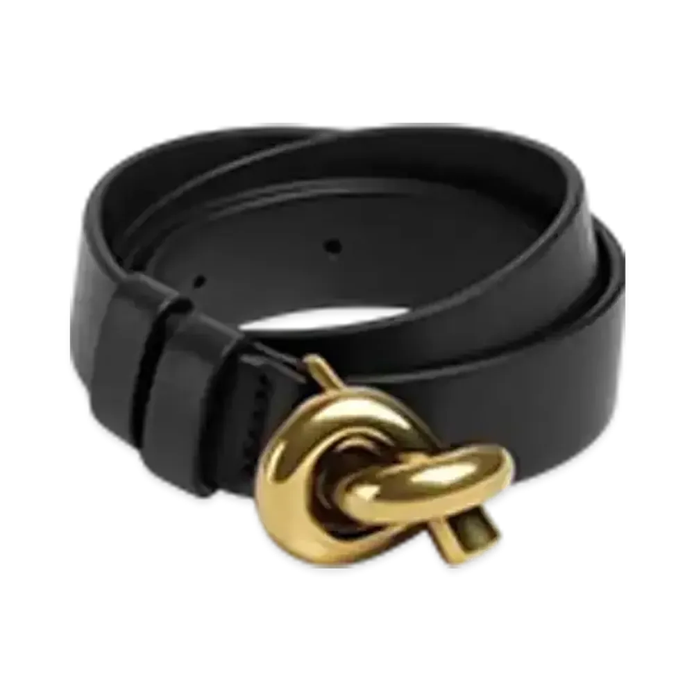 Bottega Veneta Knot Belt "Black"