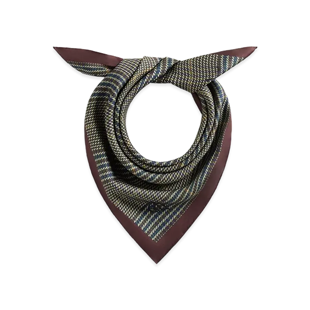 Kith Printed Silk Scarf "Kindling"