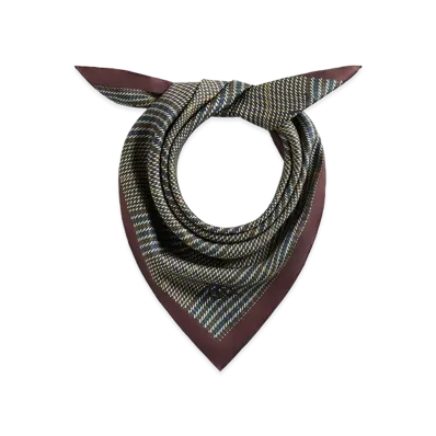 Kith Printed Silk Scarf "Kindling"