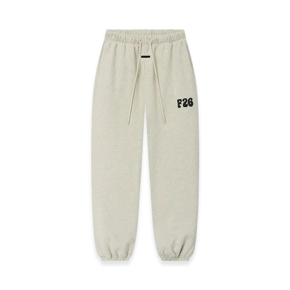 FEAR OF GOD ESSENTIALS Women's Classic Fleece Sweatpant "Washed Vanilla Heather"