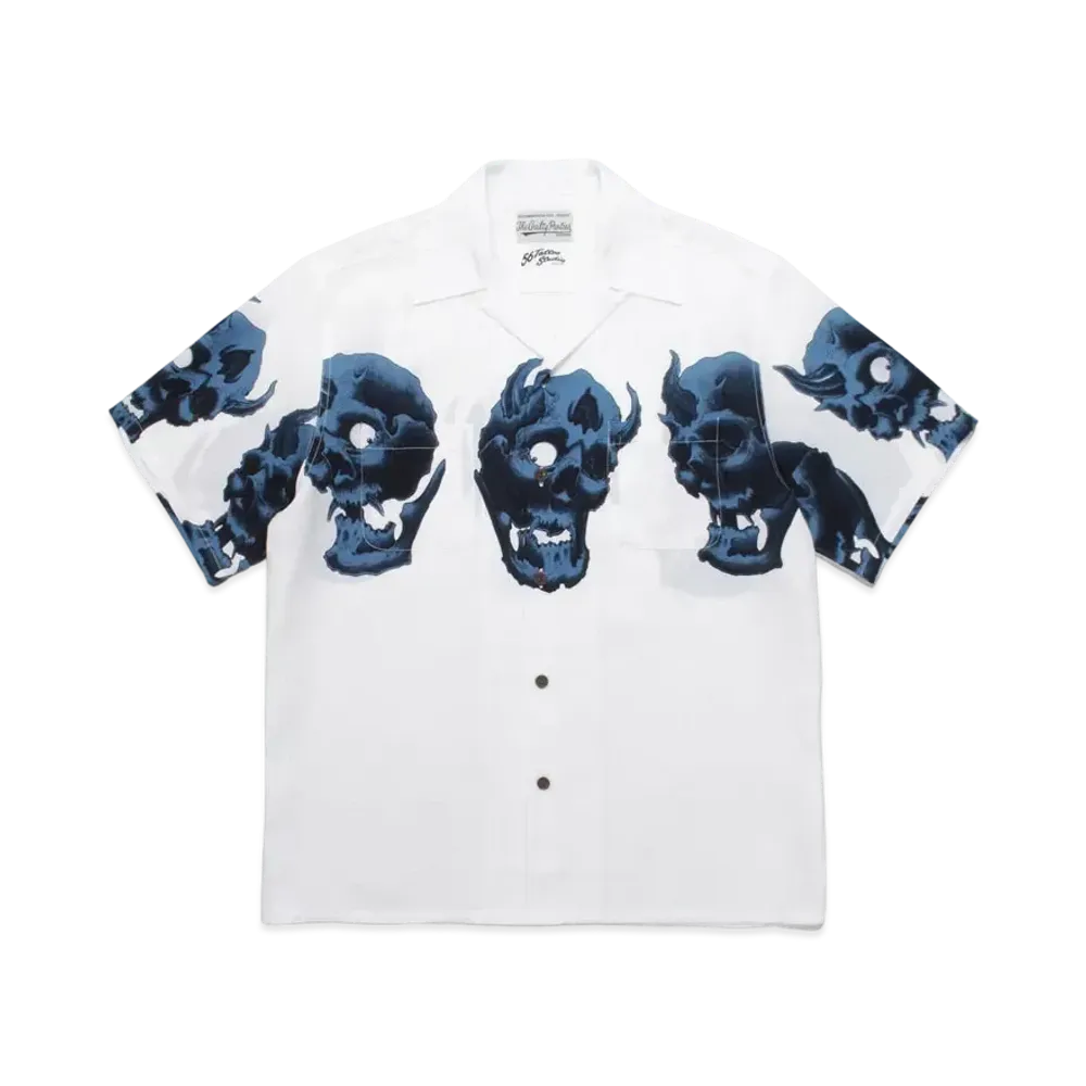 WACKO MARIA 56 TATTOO STUDIO / HAWAIIAN SHIRT "White"