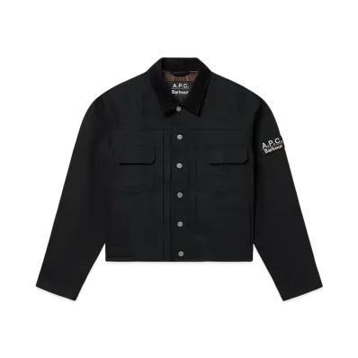 Barbour x A.P.C. Spay Denim Jacket "Black"