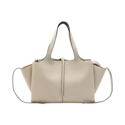 CELINE Tri-Fold Handbag "Ivory"
