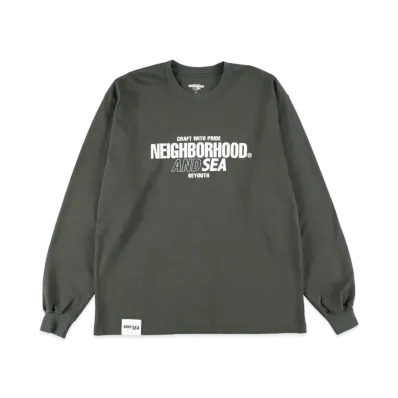 WIND AND SEA x NEIGHBORHOOD L/S Tee "Olive Drab"