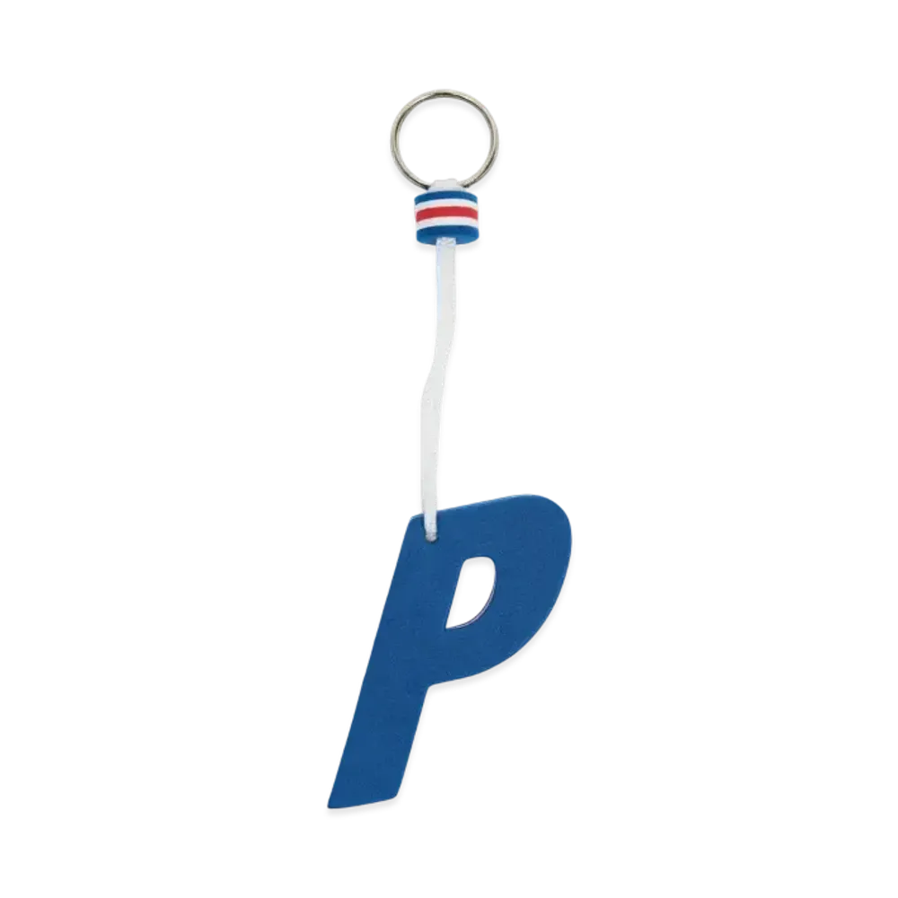 PALACE Foam Keyring "White Blue"