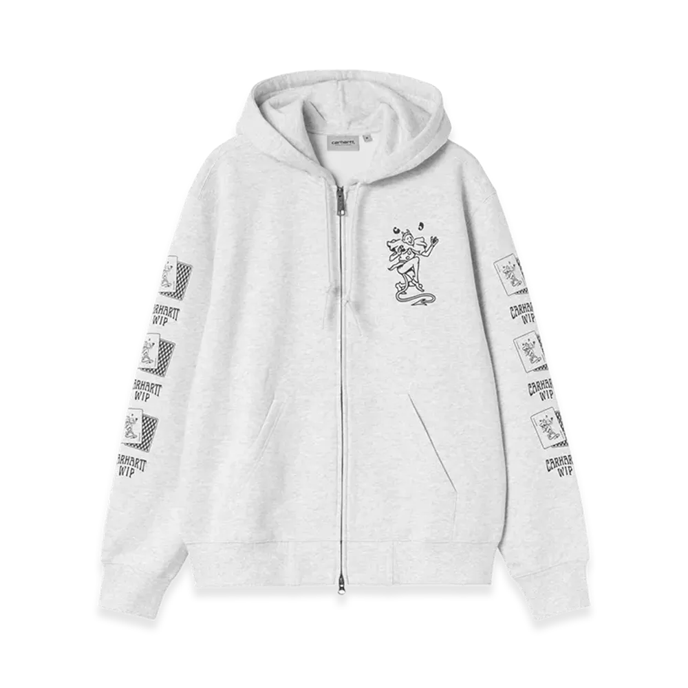 Carhartt WIP Hooded Playing Cards Jacket "Ash Heather"