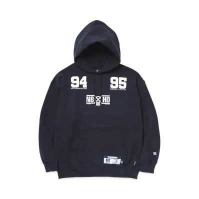 NEIGHBORHOOD x BOUNTY HUNTER x RUSSELL ATHLETIC Sweat Hoodie LS "Black"