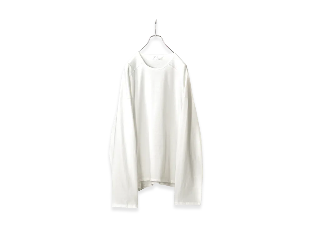 ANCELLM C/R LS T-Shirt "White"