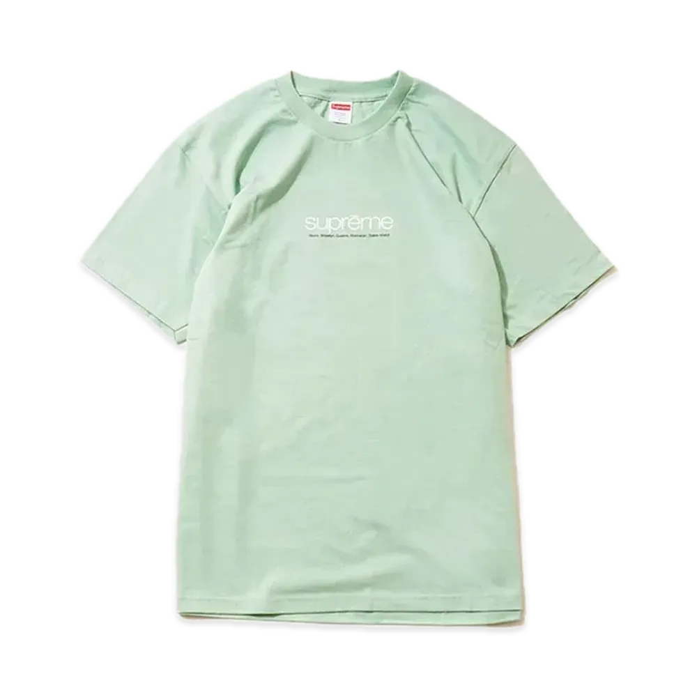 Supreme Five Boroughs Tee "Pale Aqua"