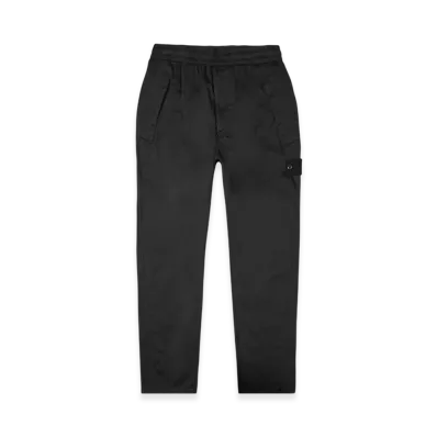 Stone Island 325F4 Ghost Piece Drawstring Pants - 20FW "Black"