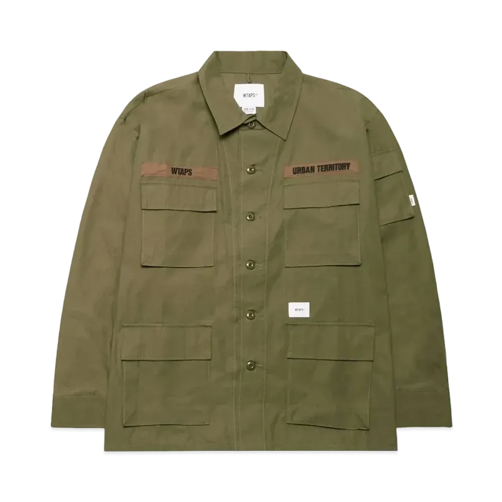 WTAPS Jungle 02 L/S Cotton Ripstop"Beige"