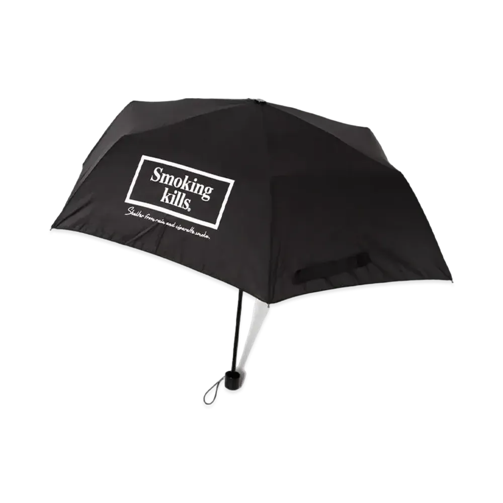 FR2 Smoking Kills Folding Umbrella "Black"