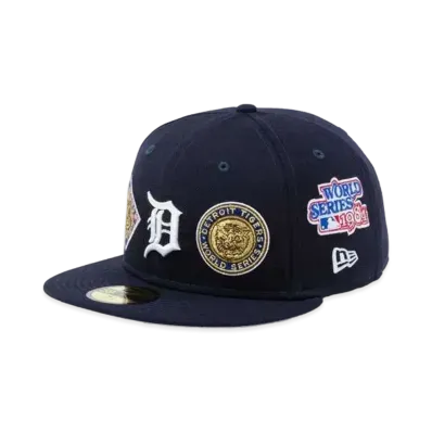 NEW ERA 59Fifty World Champions Detroit Tigers Gray Under Visor "Navy"