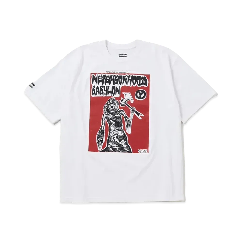NEIGHBORHOOD x BABYLON . Tee SS-4 "White"