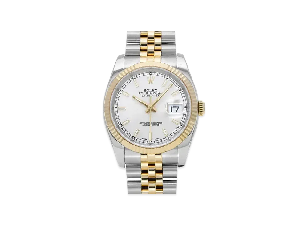 ROLEX Datejust "Silver/Stainless Steel/Yellow Gold"